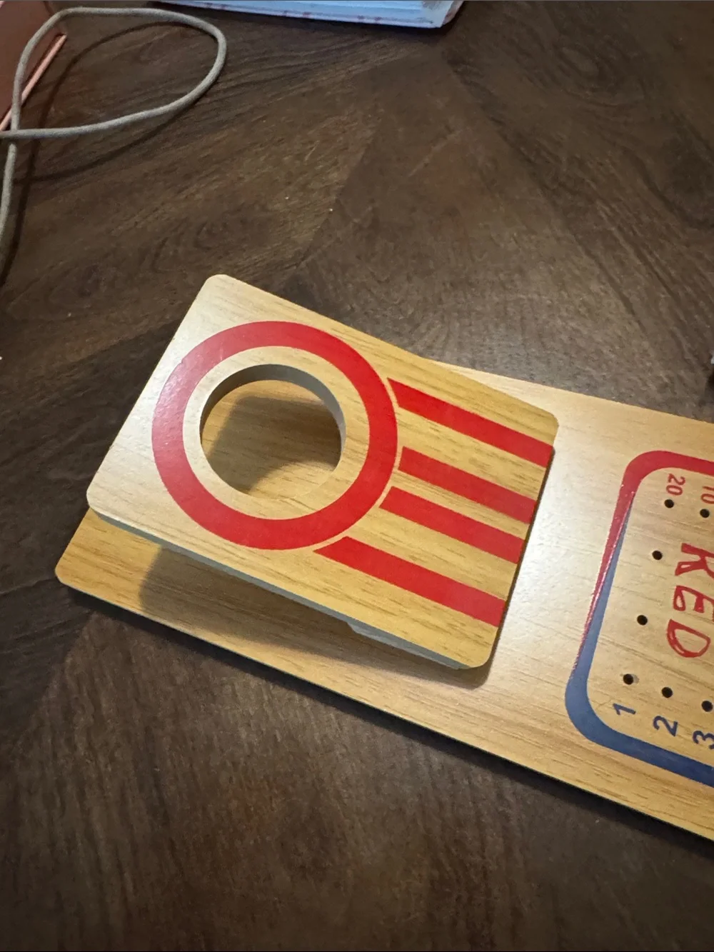 Tabletop Cornhole Game - Red & Blue